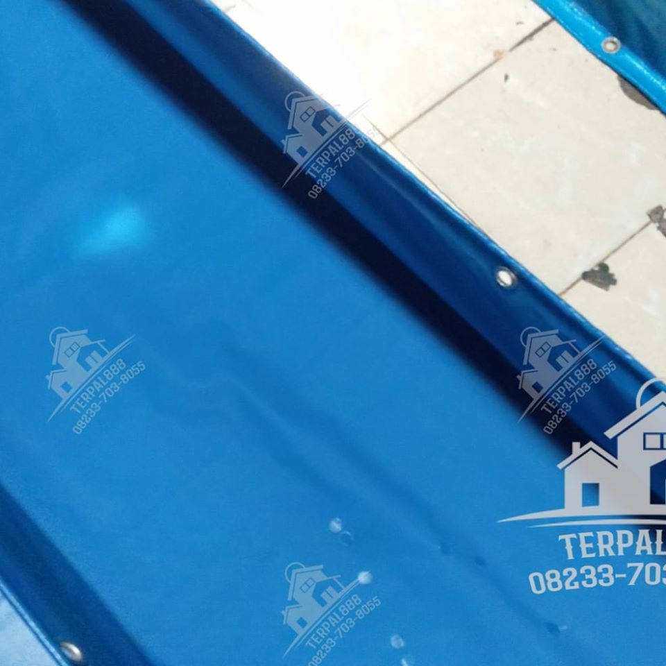 Terpal Kolam ikan PVC Orchid 1,50x1x0,50/Terpal kolam/Terpal kotak/Terpal Orchid