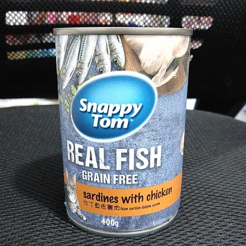 Snappy Tom ( Sardines With Chicken ) 400gram