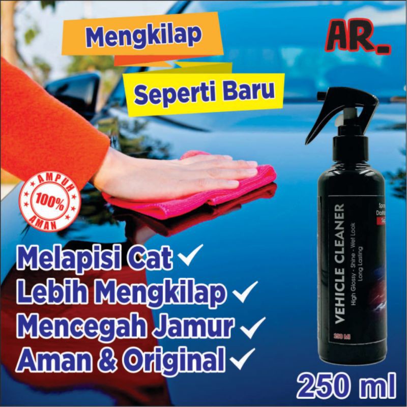 super clog pengkilat kendaraan dan helm 250ml