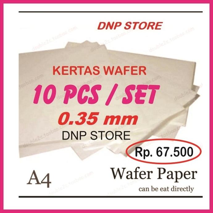 

KERTAS WAFER EDIBLE WAFER PAPER 0,65 mm TERLARIS TERPERCAYA ORIGINAL