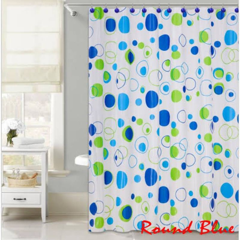 Tirai Kamar Mandi Anti Air / Gorden Kamar Mandi / Shower Curtain / Tirai Anti Air