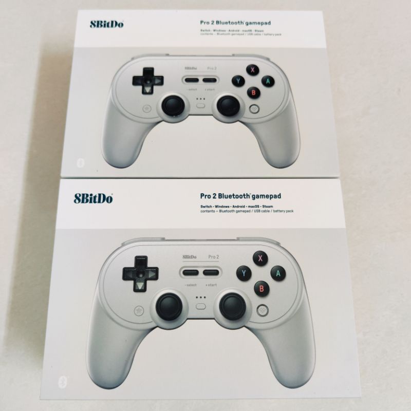 8BitDo Pro 2 G Classic Black Gray Grey Edition Controller Gamepad Bluetooth Nintendo Switch PC Windows Android macOS