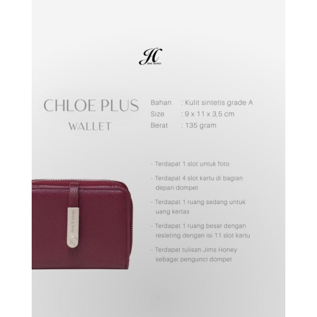 Clowy Plus Wallet Jims Honey Dompet Kecil Wanita Import
