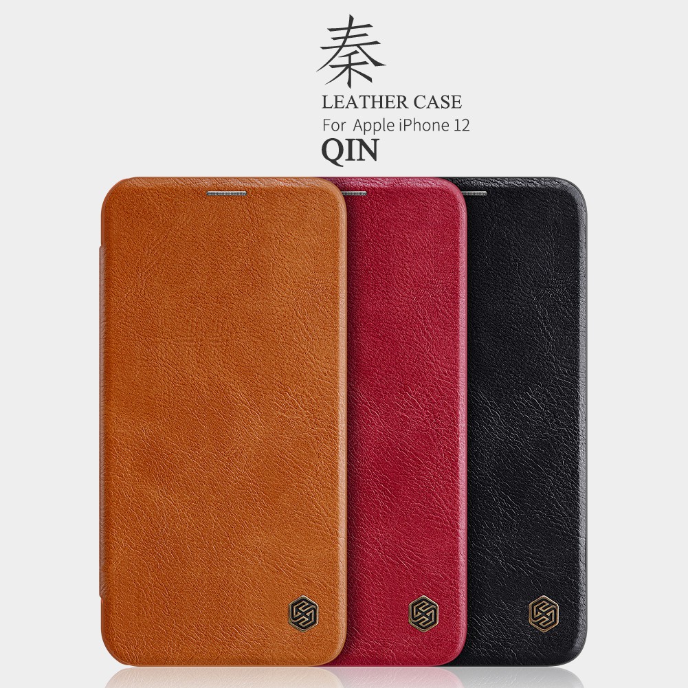 Flip Cover Apple iPhone 12 Mini 5.4 Nillkin Qin Leather Flip Case Original