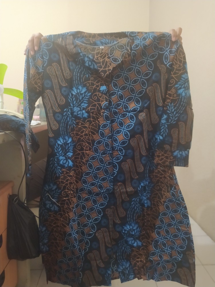 Batik Couple Tunik Kemeja Panjang