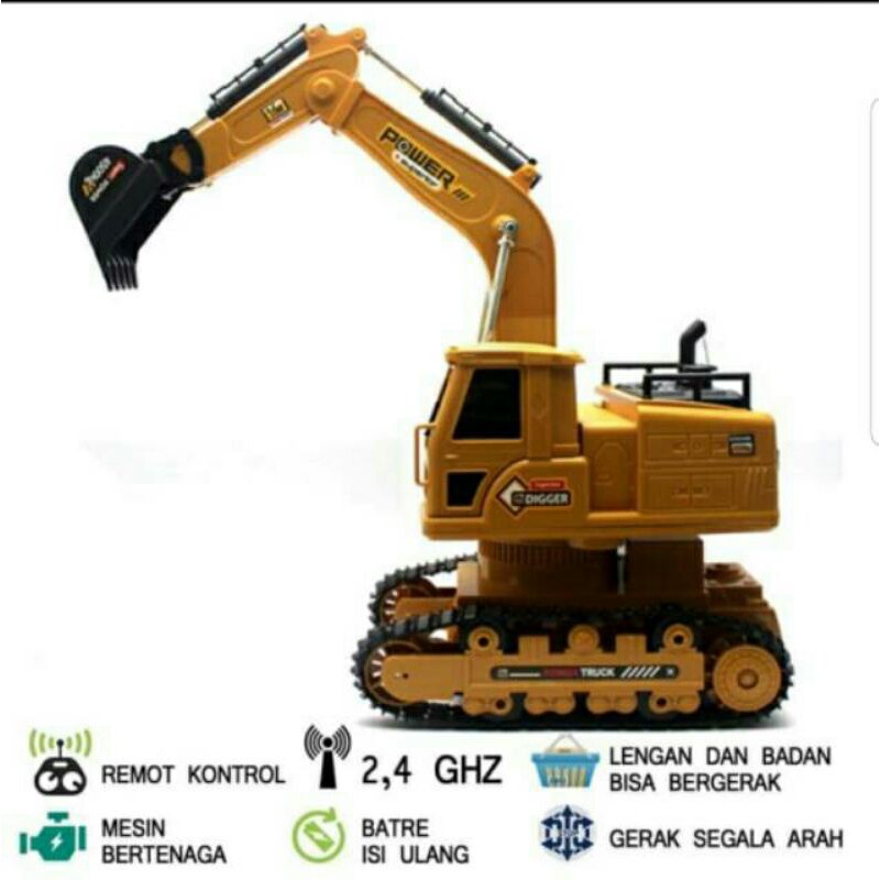 MAINAN MOBIL RC TRUK EXCAVATOR MAINAN ANAK MAINAN MURAH