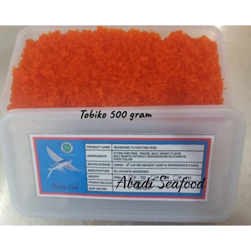 

Tobiko orange premium (flying fish roe) 500gr