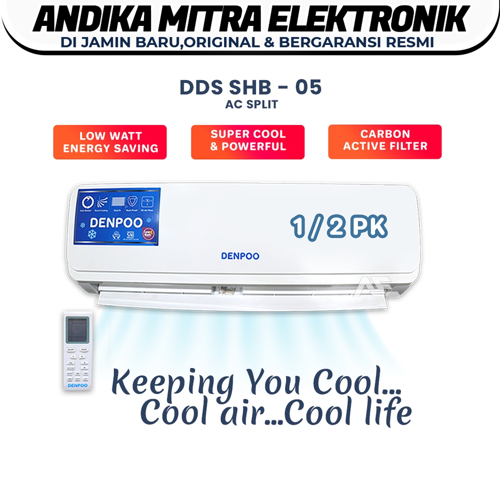FREE ONGKIR AC Split Pendingin Ruangan 1/2 PK dan 1 PK Terbaru dan Super Hemat Listrik Bisa Sekalian Jasa Pasang - AIR CONDITIONER