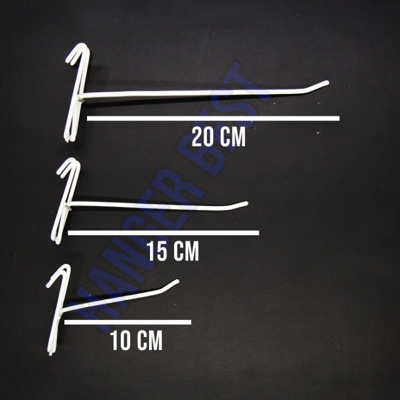 Single Ram Putih Cantolan Aksesoris Display 20 cm / Display Cantolan / Hijang Hiasan / Wire Grid