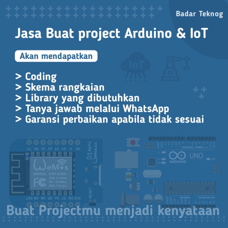 Jual Jasa pembuatan project Arduino & IoT | Shopee Indonesia