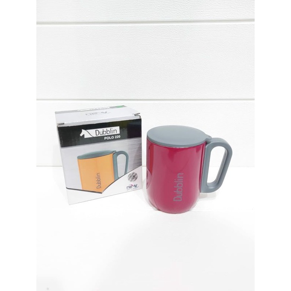 Mug Gelas Cangkir Tahan Panas Dublin 220 mL Stainless/ Gelas Termos.