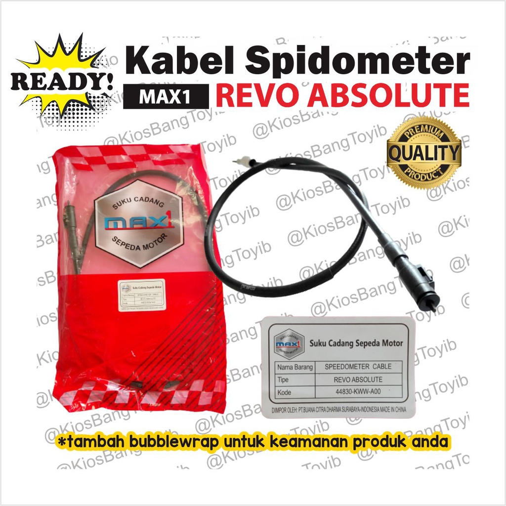 Kabel Kilometer KM Speedometer Spidometer REVO ABSOLUTE ABS (max1)