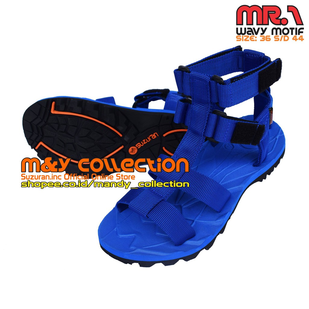 SUZURAN Sandal High Land Blue
