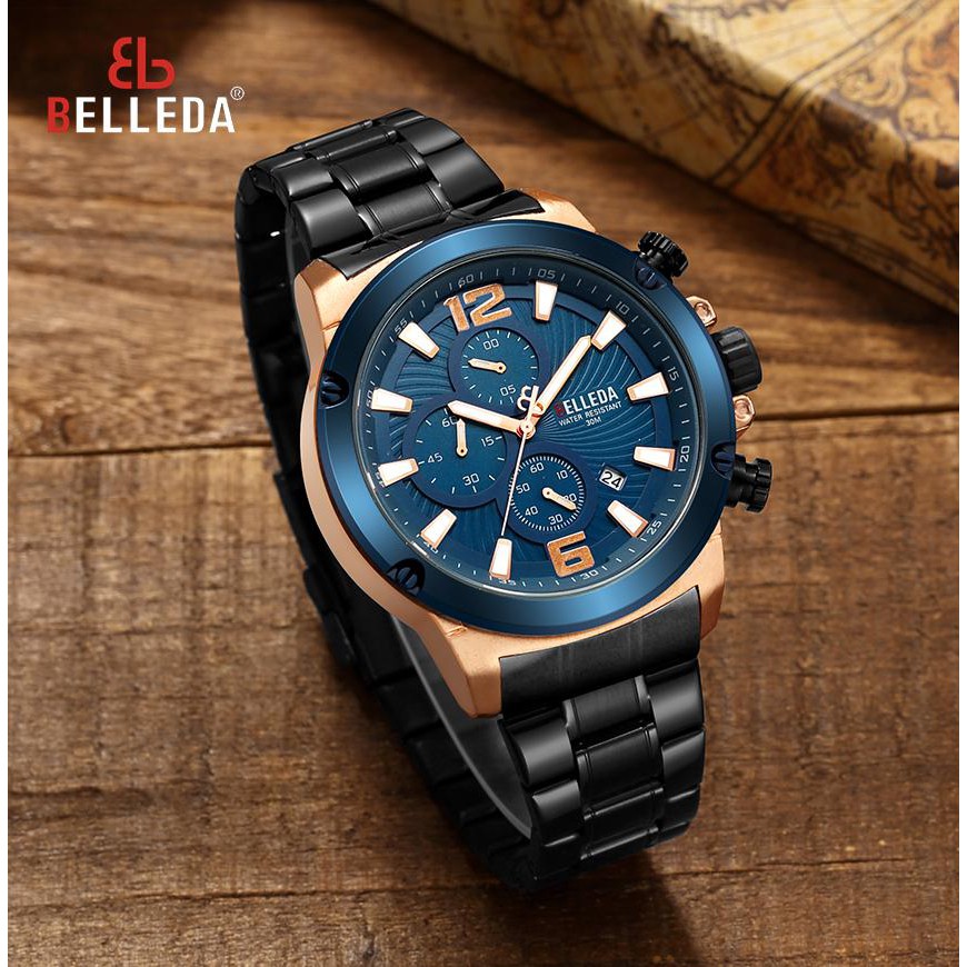 JAM TANGAN PRIA ORIGINAL BELLEDA B9253 CASUAL MEN