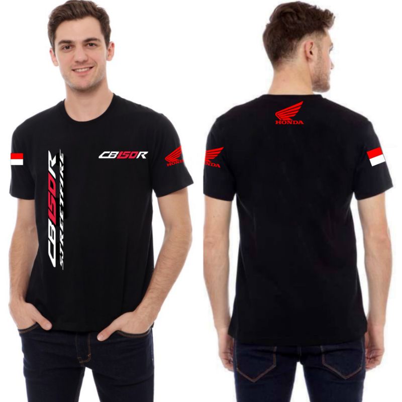 Kaos Cb150r Street Fire / Baju Kaos Cb150r / Kaos Otomotif Honda CB150R / Baju Cb150R