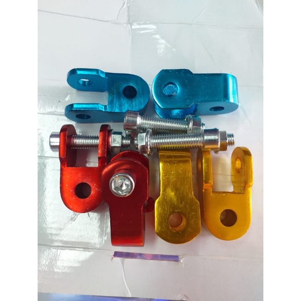 Peninggi Shock Belakang Motor Bebek / Pangkon U + Baut Bebek Warna Universal