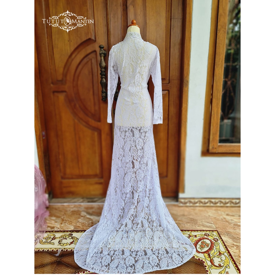 Kebaya  Pengantin Akad Kutubaru