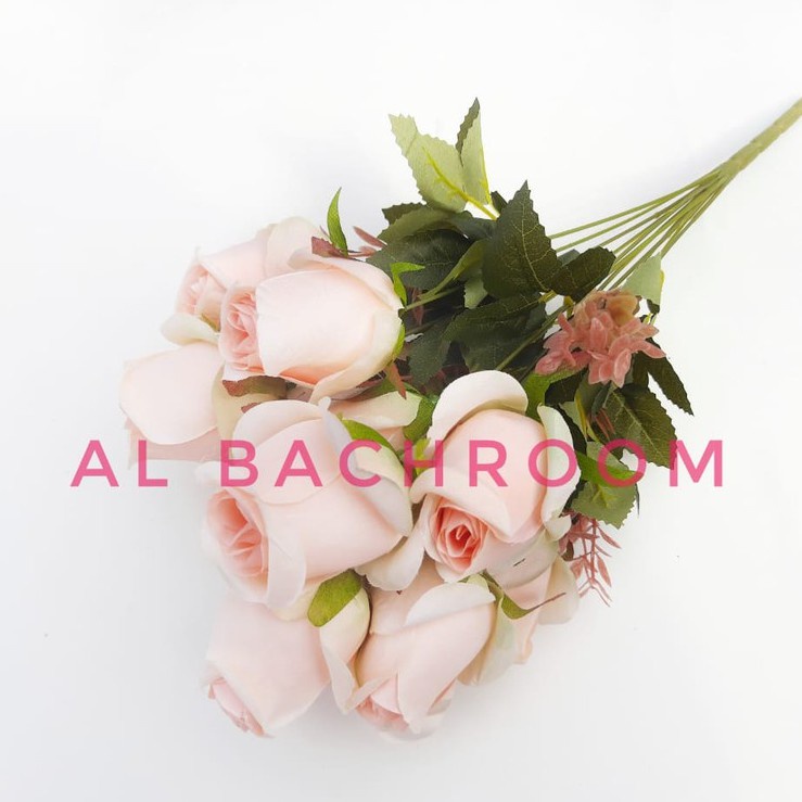 BUNGA MAWAR ARTIFICIAL TELUR K11 B8246 BUNGA HIAS PLASTIK BUNGA DEKORASI WEDDING BUKET