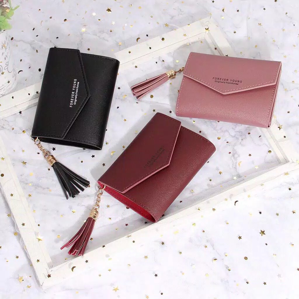 (COD) Dompet Lipat Wanita Dompet Mini A17 MALL SHOPPING