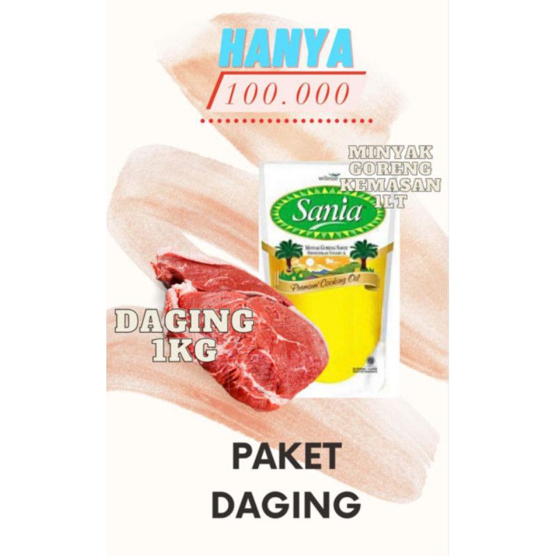 

PAKET DAGING SEMUR + MINYAK KEMASAN 1 LT