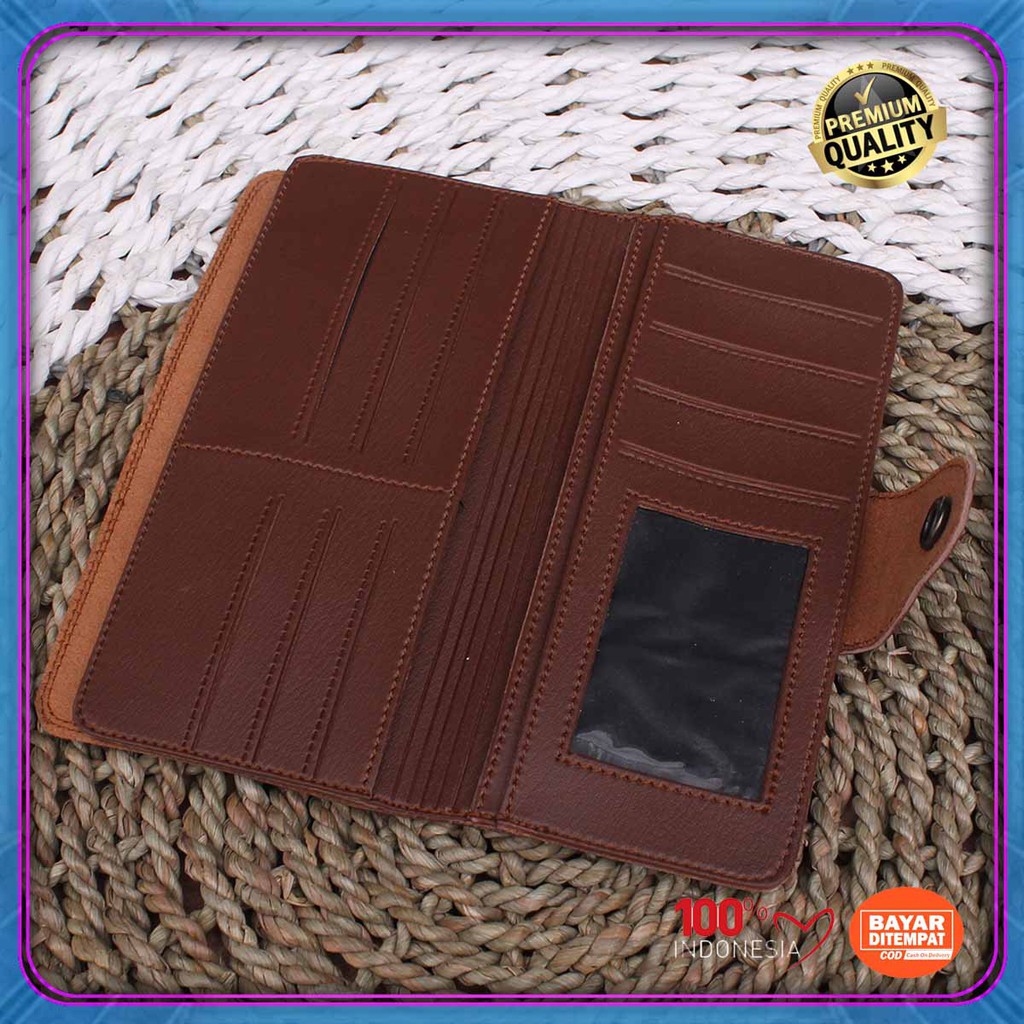 Terlaris..!! Dompet Pria panjang kancing Murah Dompet Pria  kasual