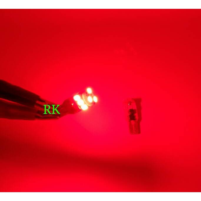 LAMPU LED T10 STROBO MERAH BIRU | LED T10 KEDIP SUPERBRIGHT GARANSI