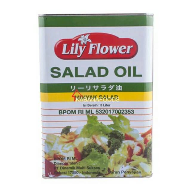 

Lily flower salad oil 3 liter