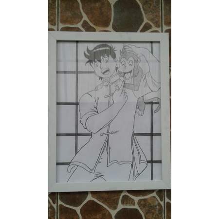 

sketsa gambar chinmi A.