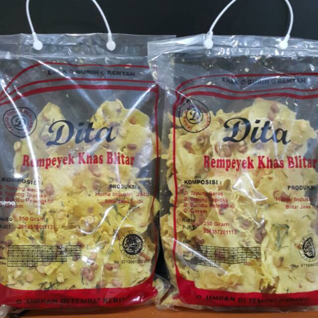 

Rempeyek Kacang Dita Khas Blitar