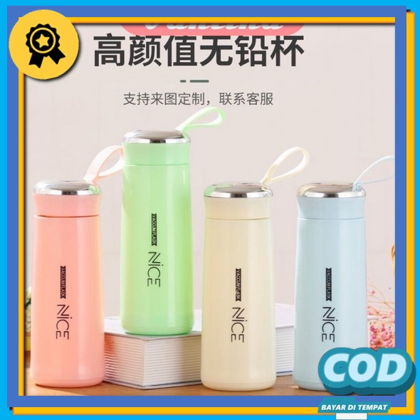 Botol Minum Aesthetic Tumblr Water Bottle Sport Bpa Free Viral Karakter Lucu Murah Sekolah Tumbler U