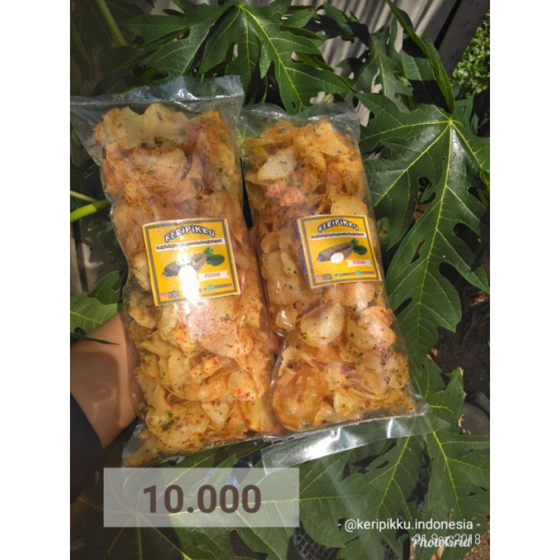 

BESAR|| Keripik singkong daun jeruk purut (uk.besar)
