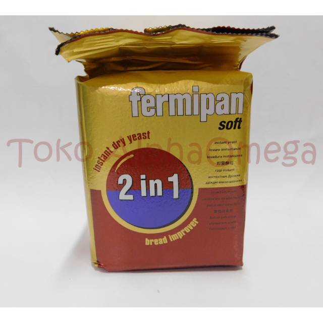 

Fermipan Soft 2 in 1 Instant Dry Yeast Pengembang dan Pengempuk Roti