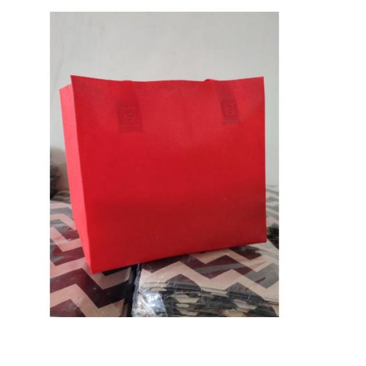 

Berkualitas Tas Kain Dus Nasi 22 22x22x22 HLS Dus Nasi Souvenir Bag Tas Spunbond Food Box Shopping bag ,.