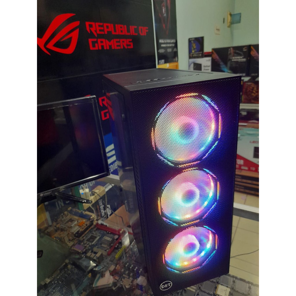 PC intel core i5 ram 8gb HDD 500 Gb vga 2gb FAN RGB | Shopee Indonesia