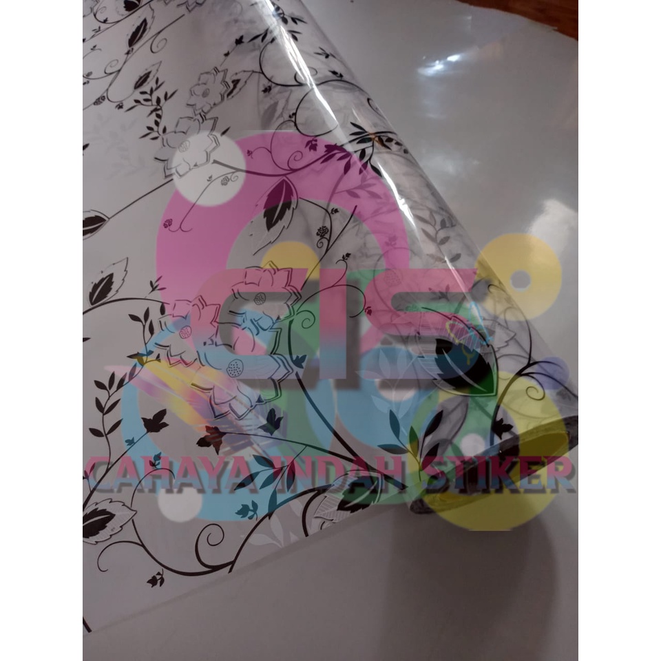 Stiker Kaca Sanblast Kaca Kamar Mandi /Jendela Bunga 103