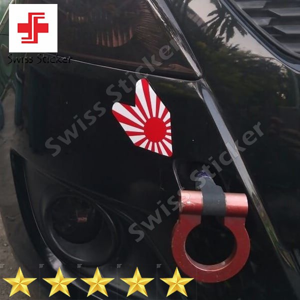 Terlaris stiker Wakaba Bendera Jepang Matahari Terbit Keren