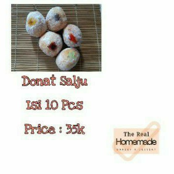 

donat salju aneka topping