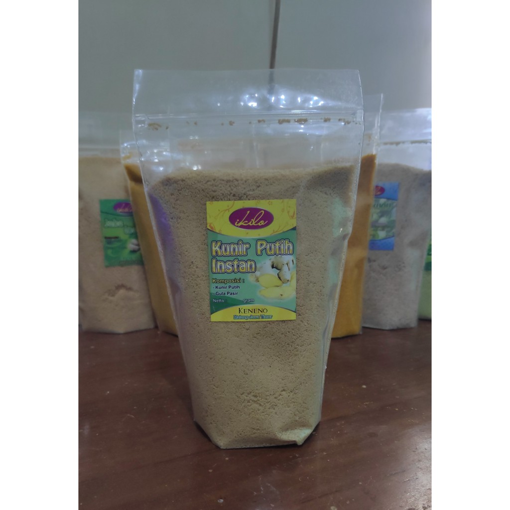 

Herbal Kunir Putih Bubuk Serbuk / Kunyit Putih Instan Netto 220gr