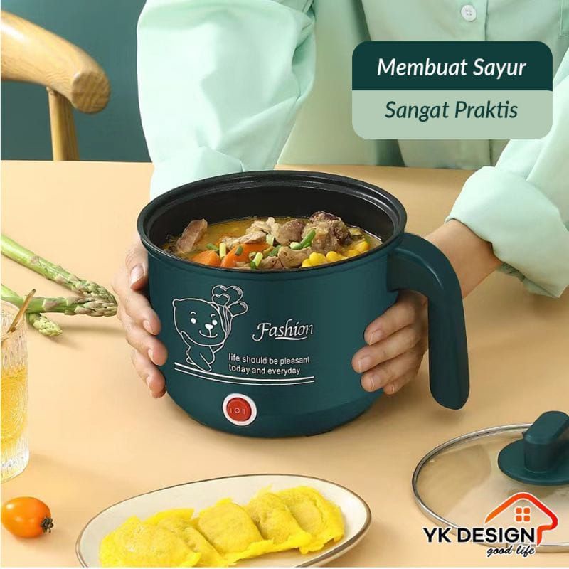 (COD) Panci Listrik Serbaguna / Panci Listrik Advance c-330 / Panci Anti Lengket /  Warmer Steamer