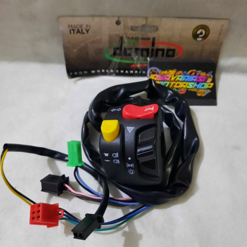 Saklar Switch Holder 002 Kiri Dmn Model KTC KYTACO By Italy Original Universal Pnp Vario /Vixion /Nm