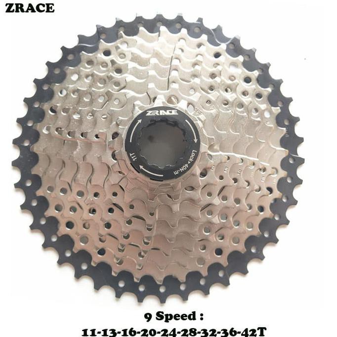 Zrace Cassette Sprocket Gear Sepeda 9 Speed 11-42T