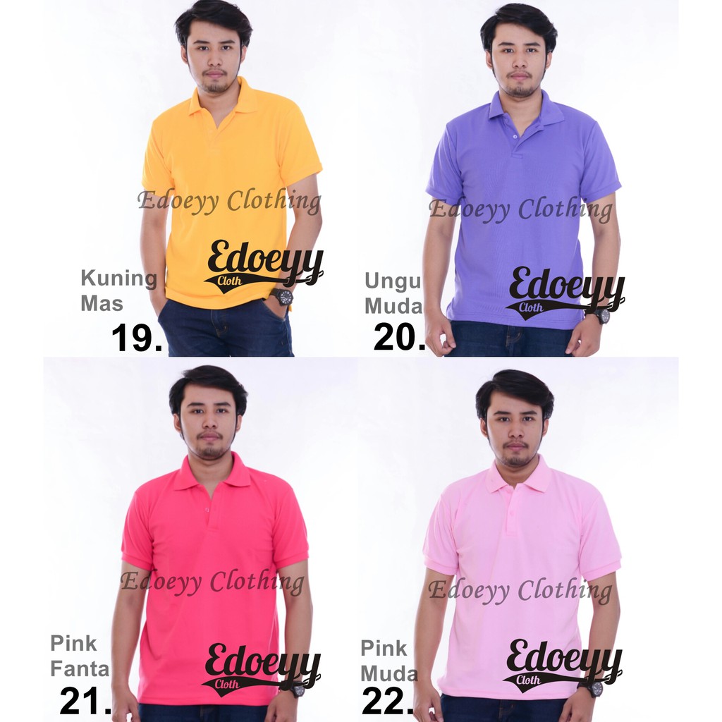 BESTPROMO KAOS POLO POLOS PRIA MURAH HARGA GROSIR / POLOSHIRT / BAJU BERKERAH / KAOS DISTRO / POLO
