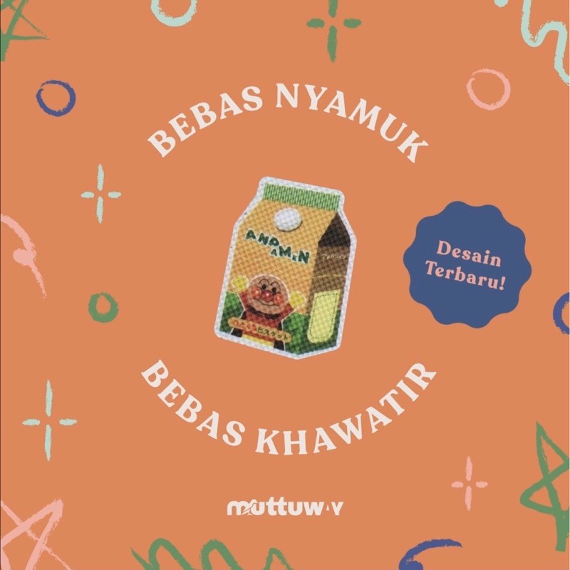 Muttuway Stiker Nyamuk - Muttu Mosquito Repellent Patches