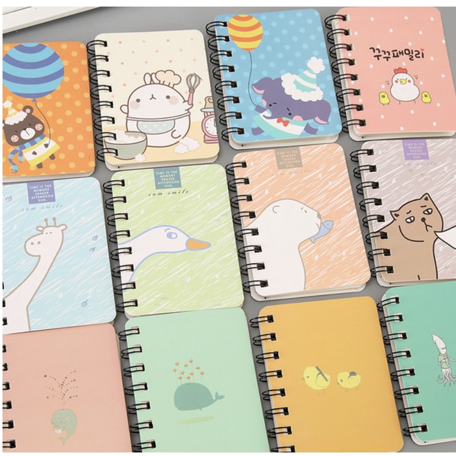 【GOGOMART】Buku Catatan / Memo Kecil / Notebook Mini Motif Lucu - NB01