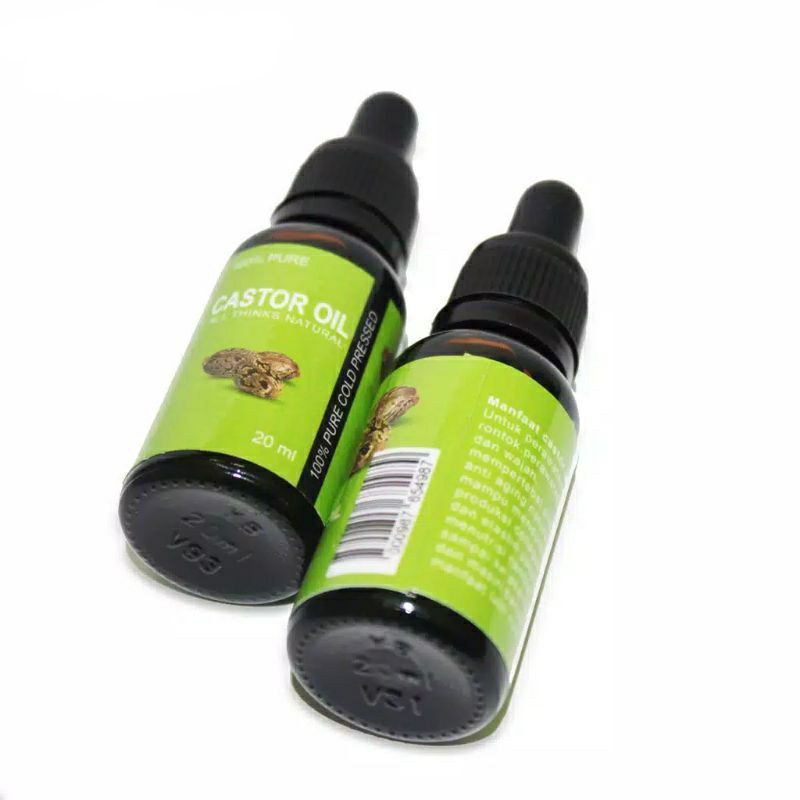 Castor oil / Minyak jarak murni 20 ml perawatan rambut dan kulit