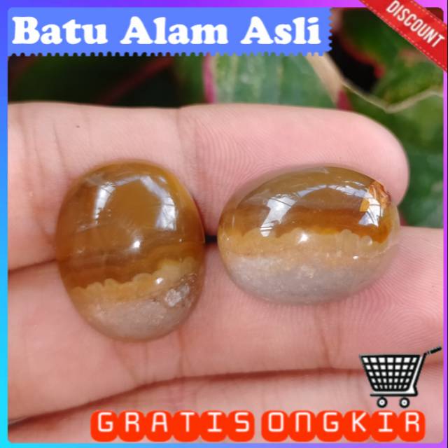 Batu akik motif pemandangan alam antik unik langka