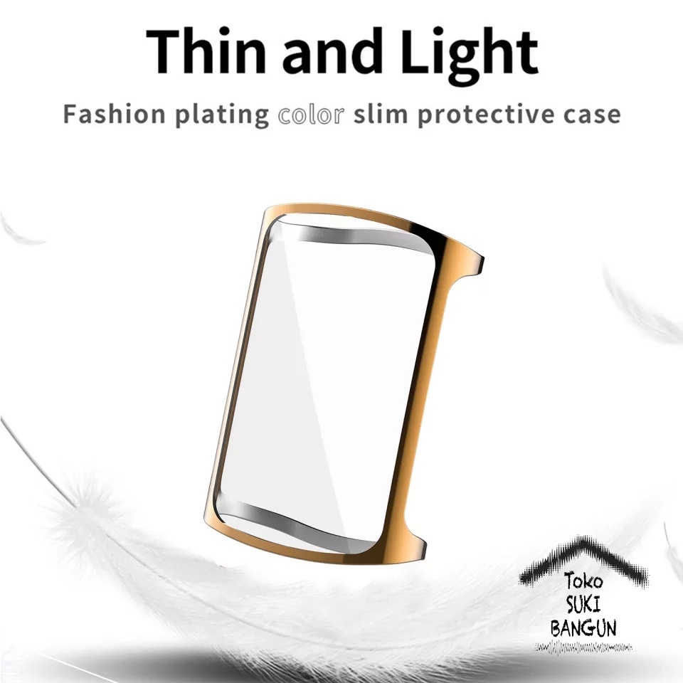 Case Fit Charge 5 Silicone Rubber ELECTROPLATED Cover Casing