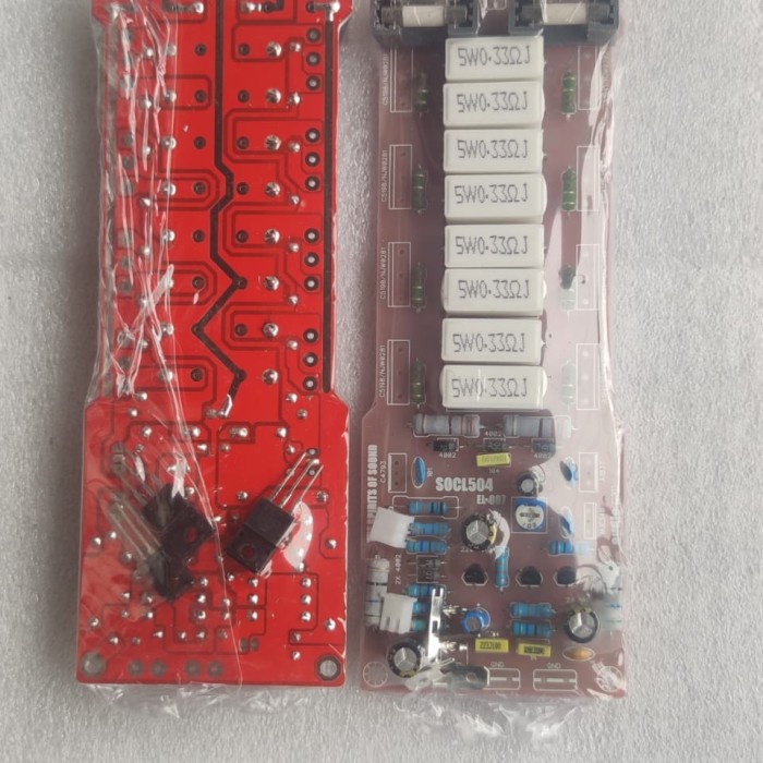 KIT DRIVER ELITE PA SOCL 504 SLIM PLUS PCB UNTUK 4 TRANSISTOR FINAL