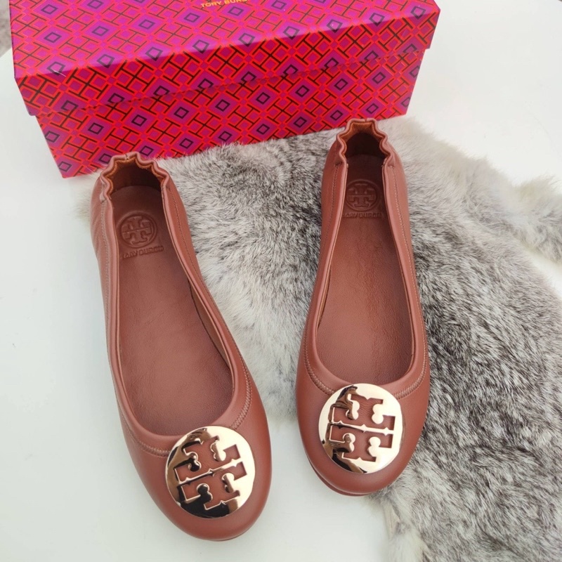 Tory Burch Minnie Travel Ballet Flats Shoes