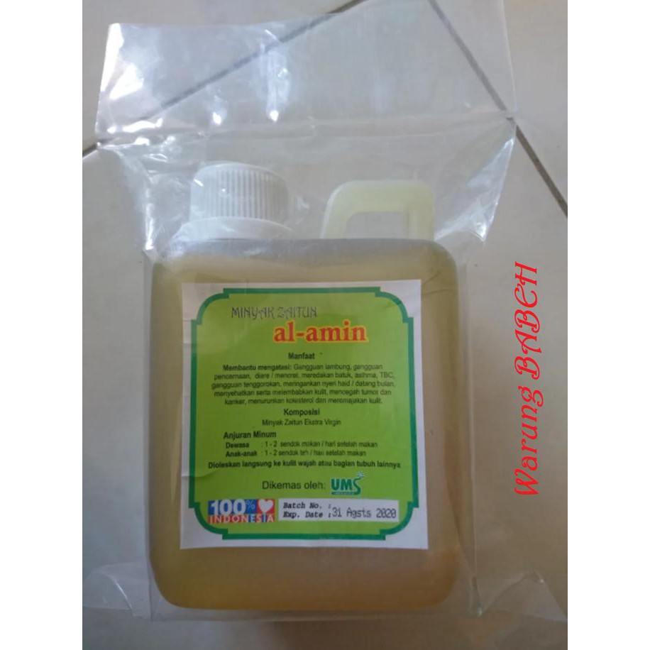 

Hot Minyak Zaitun Al-Amin Extra Virgin Olive Oil 1 Ltr (1000 Mili Liter) Sale